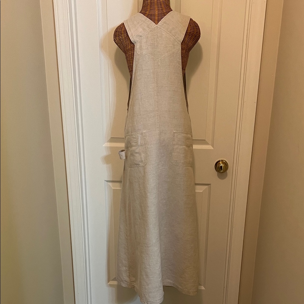 Susan Bristol Cream Overall Dress - Picture 3 of 10